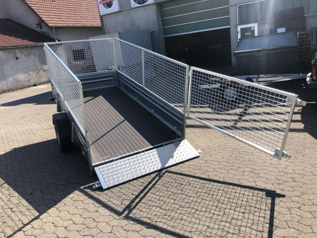 Brenderup 2300S Stahl Laubgitter, 1,3 to. kippbar KV, 3010x1530x400mm - Remorque voiture: photos 1 Brenderup 2300S Stahl Laubgitter, 1,3 to. kippbar KV, 3010x1530x400mm - Remorque voiture: photos 1