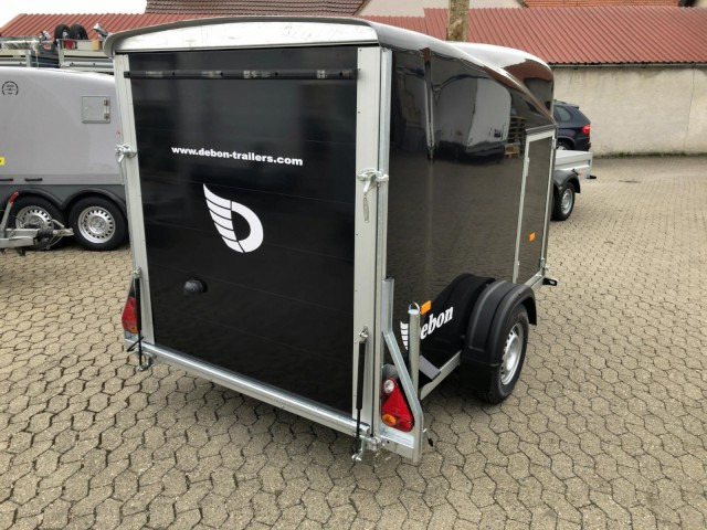 Cheval Liberte Debon Cargo 2 Poly + Türe schwarz 1300 kg, 100 km/h, 300x155x168cm - Remorque fourgon: photos 5 Cheval Liberte Debon Cargo 2 Poly + Türe schwarz 1300 kg, 100 km/h, 300x155x168cm - Remorque fourgon: photos 5