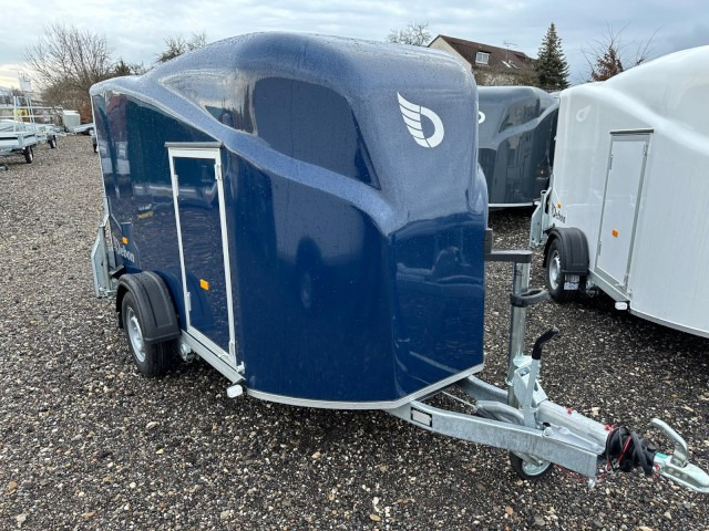 Cheval Liberte Debon Fourgon Cargo 2 Poly + Türe blau 1300 kg, 100 km/h, 300x155x168cm - Remorque fourgon: photos 1 Cheval Liberte Debon Fourgon Cargo 2 Poly + Türe blau 1300 kg, 100 km/h, 300x155x168cm - Remorque fourgon: photos 1