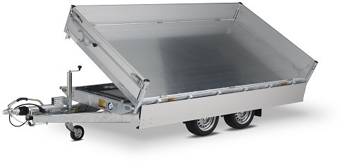 Hapert Cobalt 3-Seitenkipper HM-2 3050 x 1800 x 300 mm, ZG 2,7 to. E-Pumpe - Remorque benne: photos 1 Hapert Cobalt 3-Seitenkipper HM-2 3050 x 1800 x 300 mm, ZG 2,7 to. E-Pumpe - Remorque benne: photos 1