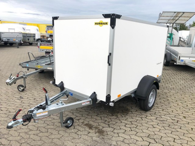 Humbaur Koffer HK 132513-13P, 100 km/h 1,3 t. 2510 x 1310 x 1400 mm - Remorque fourgon: photos 1 Humbaur Koffer HK 132513-13P, 100 km/h 1,3 t. 2510 x 1310 x 1400 mm - Remorque fourgon: photos 1