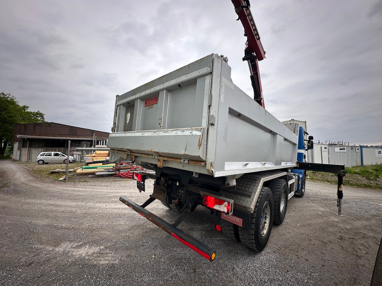 Camion benne, Camion grue SCANIA G440 6x4 Kran+Kipper ORG-km 57.000: photos 15