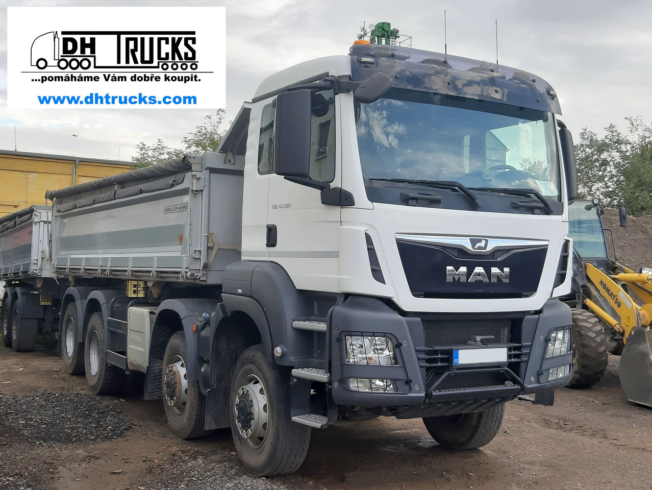MAN TGS 41.500 8x6 BB MEILLER S3 BORDMATIC / TAŽNÉ * AHK 36.000 kg / souprava * Zug 60.000 kg - Camion benne: photos 4 MAN TGS 41.500 8x6 BB MEILLER S3 BORDMATIC / TAŽNÉ * AHK 36.000 kg / souprava * Zug 60.000 kg - Camion benne: photos 4