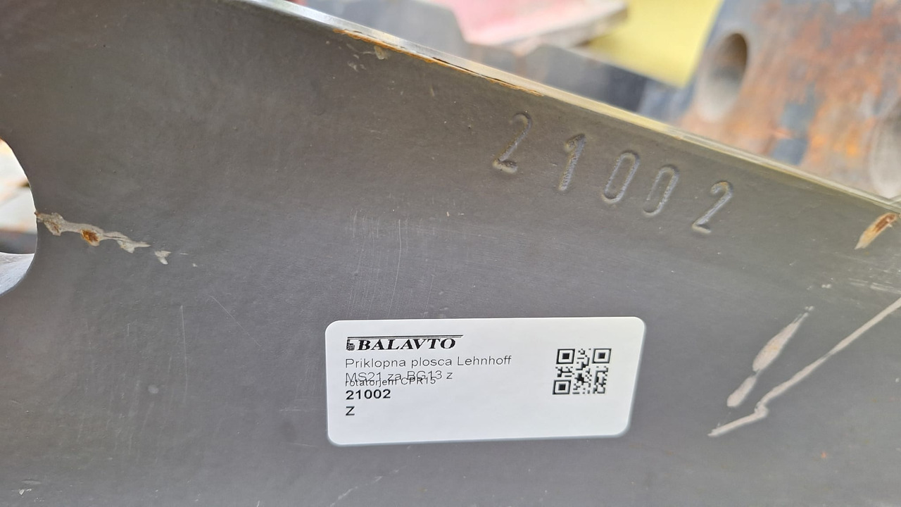 Attachment plate Lehnhoff MS21 - Attache rapide pour Pelle: photos 4 Attachment plate Lehnhoff MS21 - Attache rapide pour Pelle: photos 4