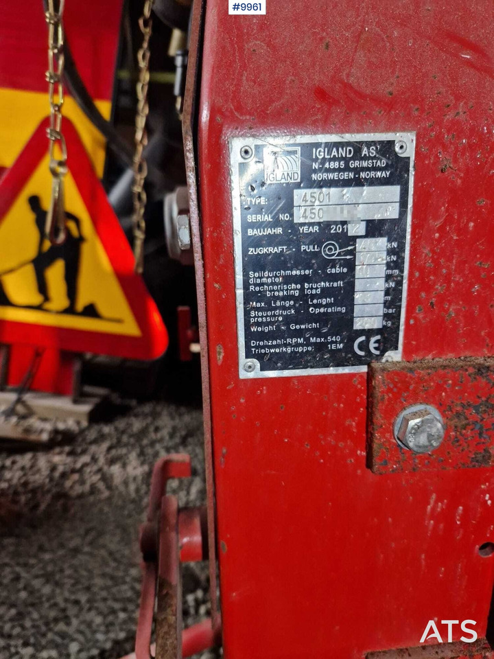 Igland luning winch - Autre matériel: photos 2 Igland luning winch - Autre matériel: photos 2