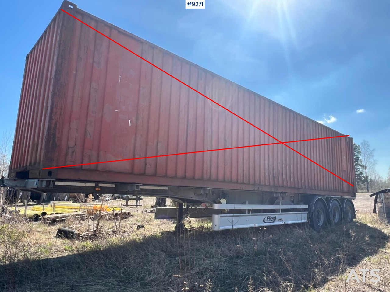 Semi-remorque porte-conteneur/ Caisse mobile Container trailer- FLIEGL: photos 9