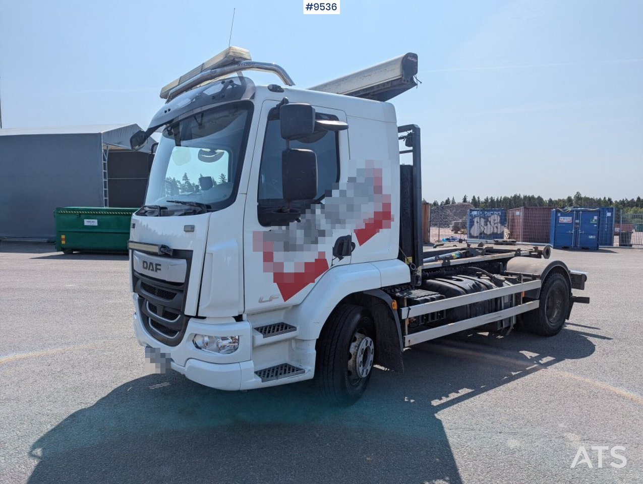 Hooklift Truck Daf FA LF260I - Camion ampliroll: photos 1 Hooklift Truck Daf FA LF260I - Camion ampliroll: photos 1
