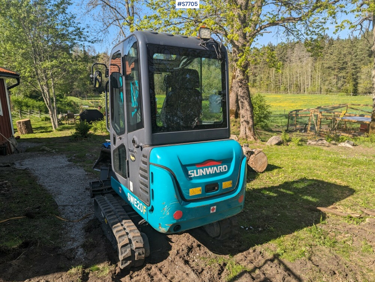 Mini excavator Sunward SWE20F with buckets SEE VIDEO - Pelle: photos 2 Mini excavator Sunward SWE20F with buckets SEE VIDEO - Pelle: photos 2