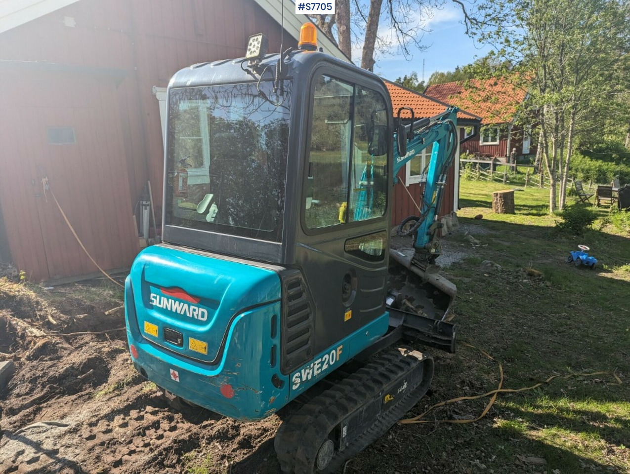 Mini excavator Sunward SWE20F with buckets SEE VIDEO - Pelle: photos 3 Mini excavator Sunward SWE20F with buckets SEE VIDEO - Pelle: photos 3