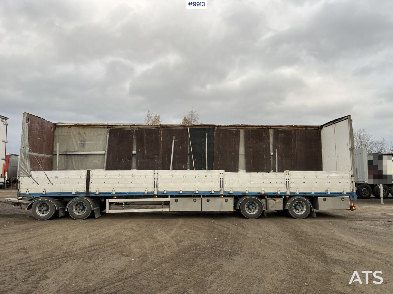 PARATOR SCV 18-20 Truck trailer with folding sides - Remorque plateau: photos 2 PARATOR SCV 18-20 Truck trailer with folding sides - Remorque plateau: photos 2