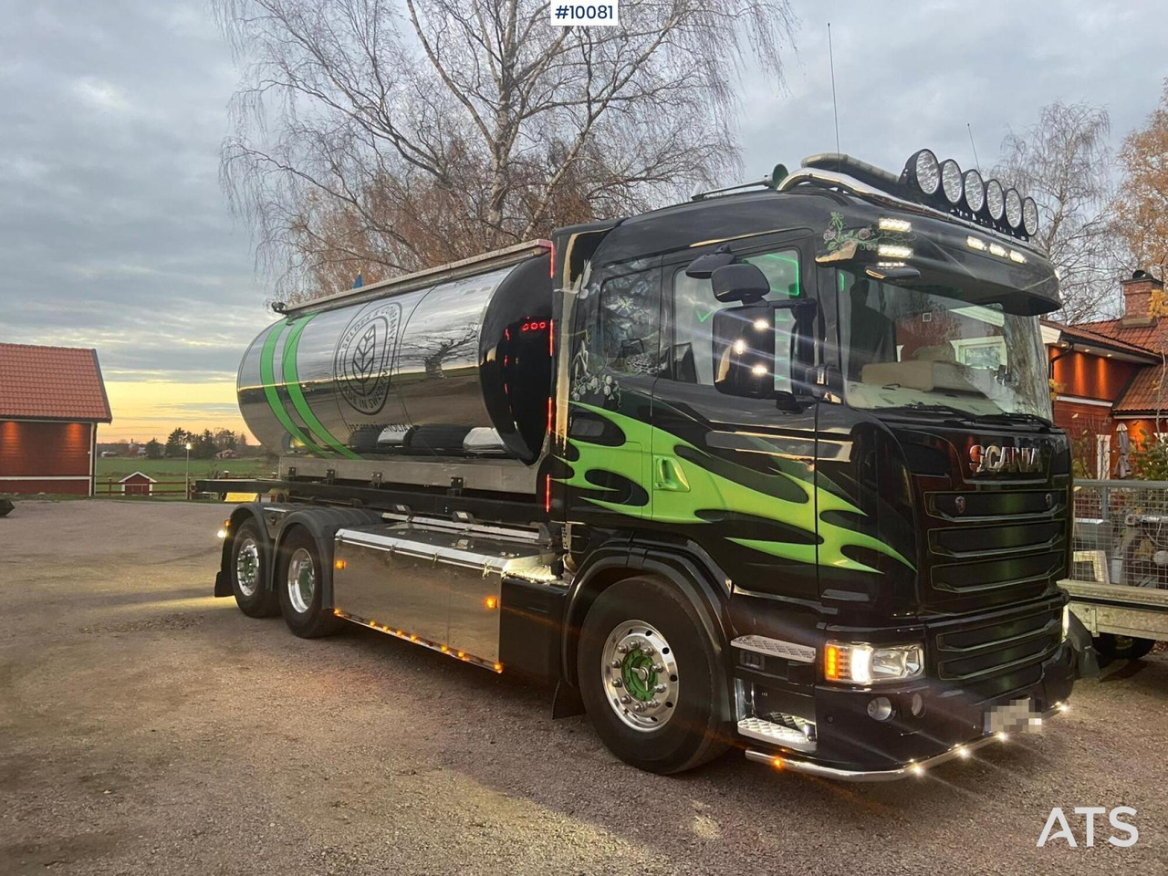 Scania G450 Hooklift Truck with tank body and tank trailer - Camion citerne: photos 1 Scania G450 Hooklift Truck with tank body and tank trailer - Camion citerne: photos 1