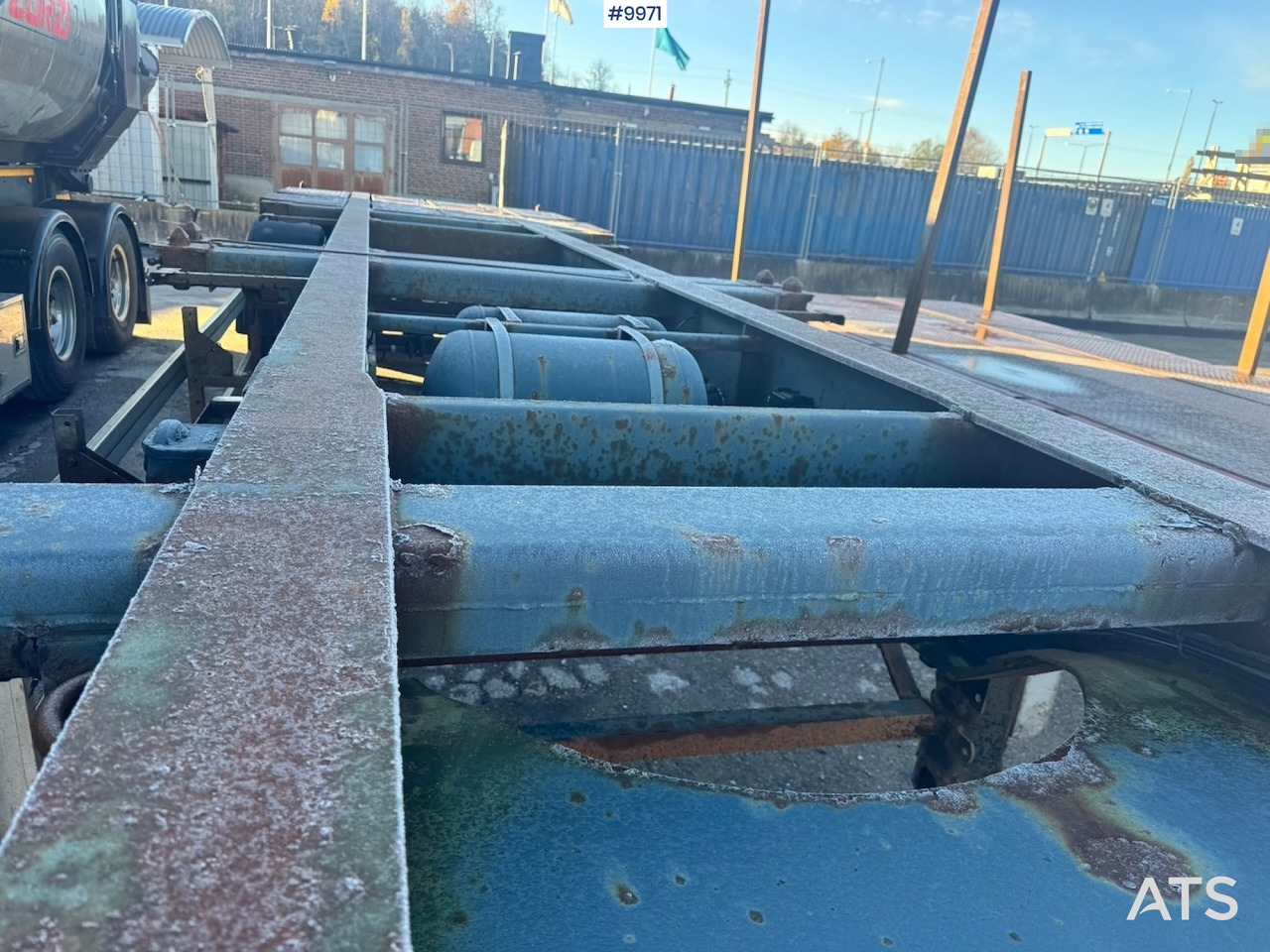 Schweriner CS40 container chassis. - Semi-remorque châssis: photos 2 Schweriner CS40 container chassis. - Semi-remorque châssis: photos 2