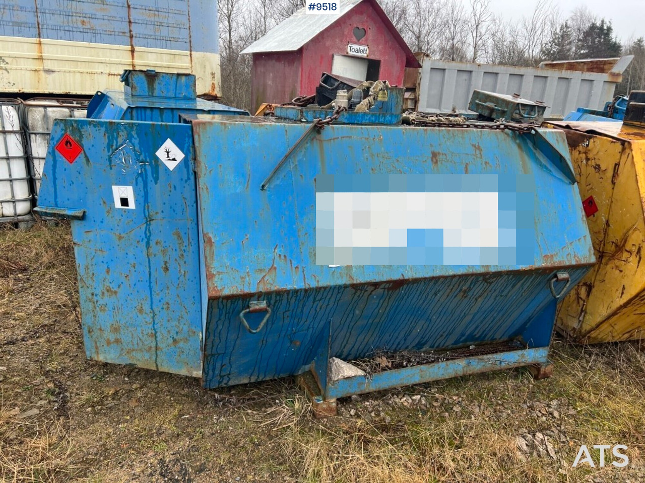 Tank diesel - 1,5 cubic - J-O Fherm dumper - Cuve de stockage: photos 2 Tank diesel - 1,5 cubic - J-O Fherm dumper - Cuve de stockage: photos 2