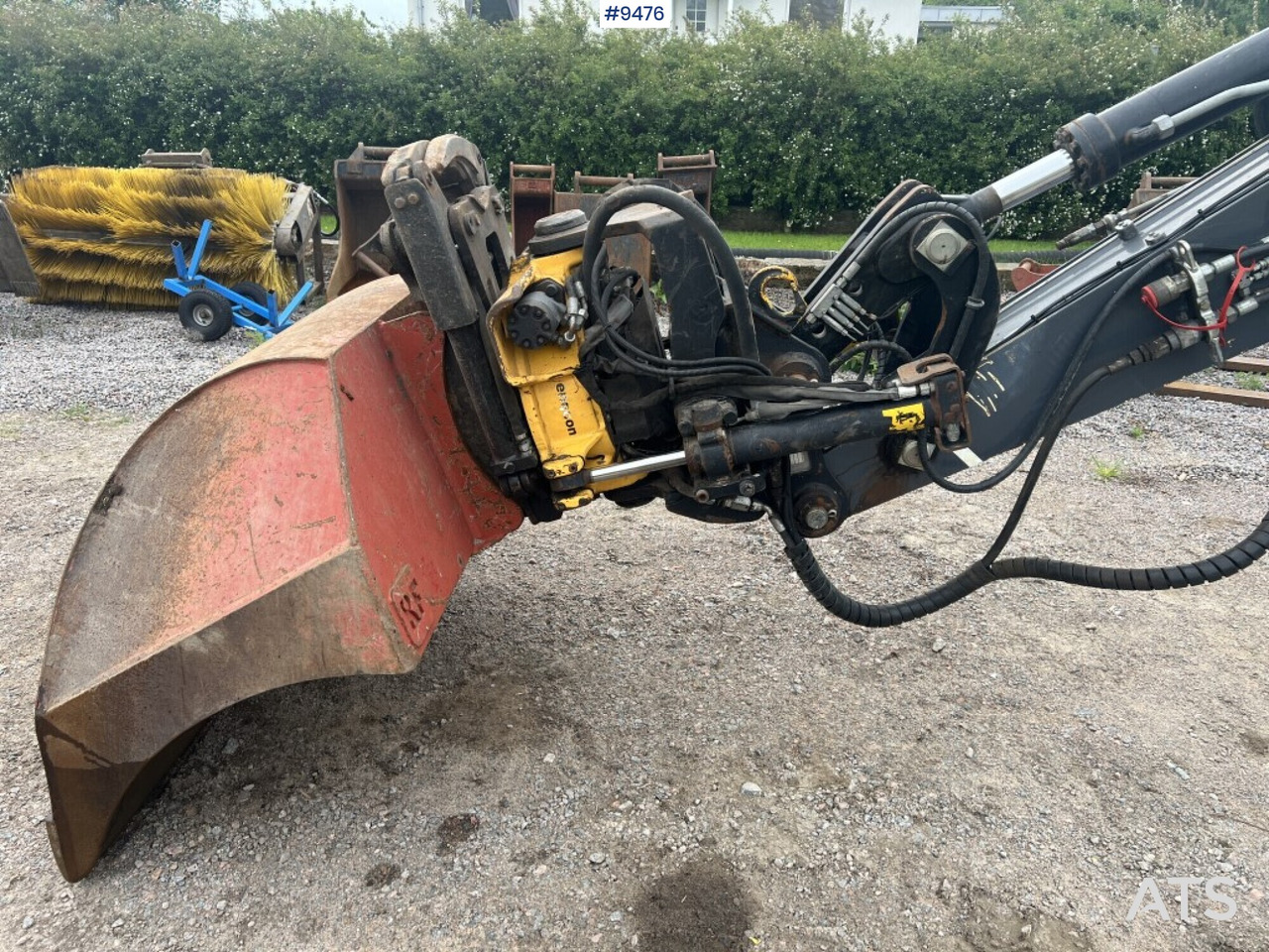 Pelle sur pneus Terex TW 110 Railway machine (VIDEO): photos 8
