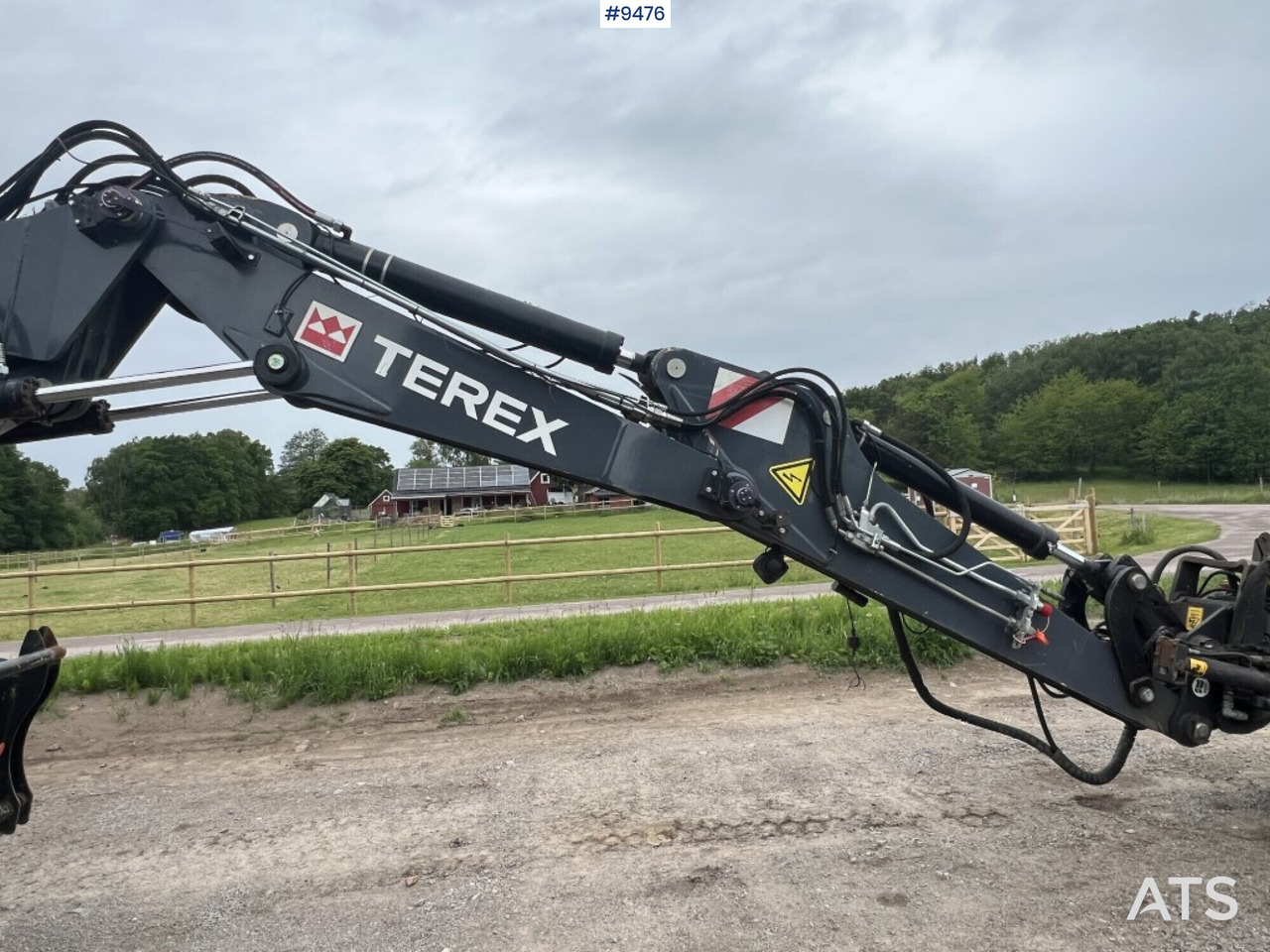 Pelle sur pneus Terex TW 110 Railway machine (VIDEO): photos 13