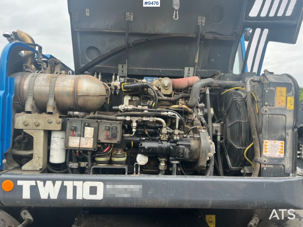 Pelle sur pneus Terex TW 110 Railway machine (VIDEO): photos 17
