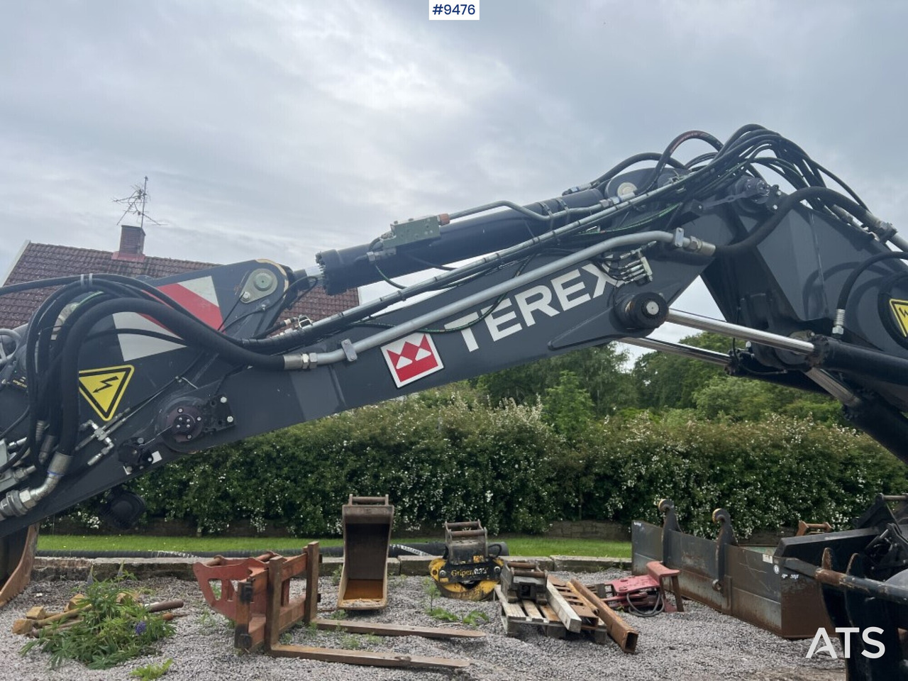 Pelle sur pneus Terex TW 110 Railway machine (VIDEO): photos 10