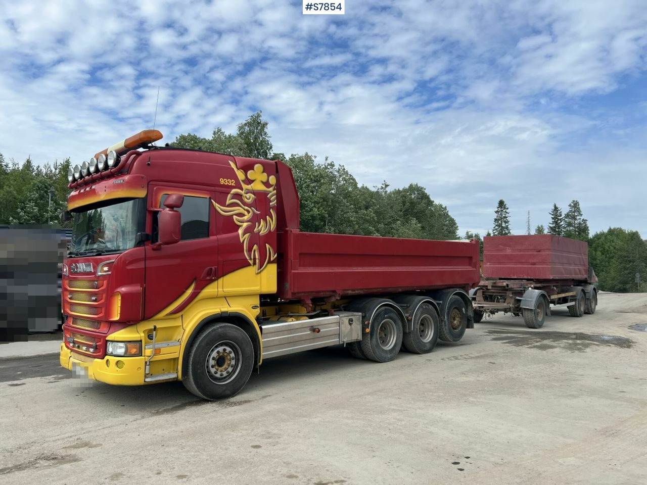Tipper Truck Scania R500 with side tipper and ORY T 10 Tipper trailer - Camion benne, Remorque benne: photos 1 Tipper Truck Scania R500 with side tipper and ORY T 10 Tipper trailer - Camion benne, Remorque benne: photos 1