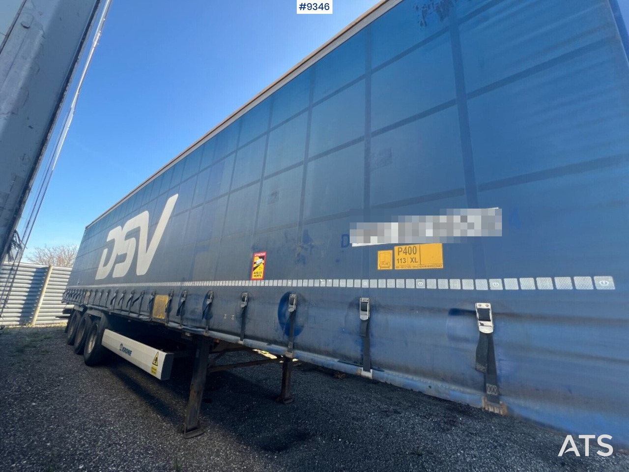 Trailer - KRONE SD - Semi-remorque rideaux coulissants: photos 3 Trailer - KRONE SD - Semi-remorque rideaux coulissants: photos 3