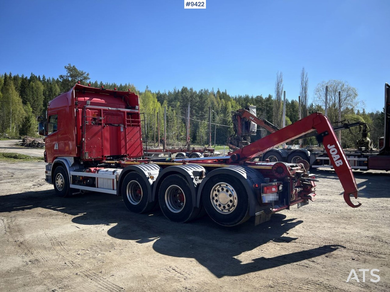 Tridem Hooklift Truck Scania G490 with plow brackets - Camion ampliroll: photos 4 Tridem Hooklift Truck Scania G490 with plow brackets - Camion ampliroll: photos 4