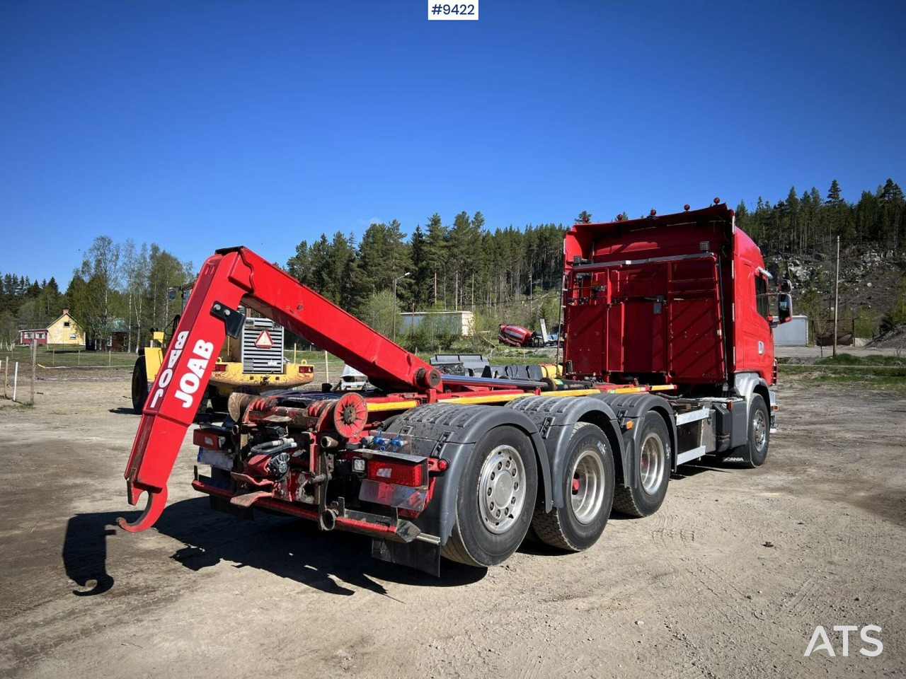 Tridem Hooklift Truck Scania G490 with plow brackets - Camion ampliroll: photos 3 Tridem Hooklift Truck Scania G490 with plow brackets - Camion ampliroll: photos 3