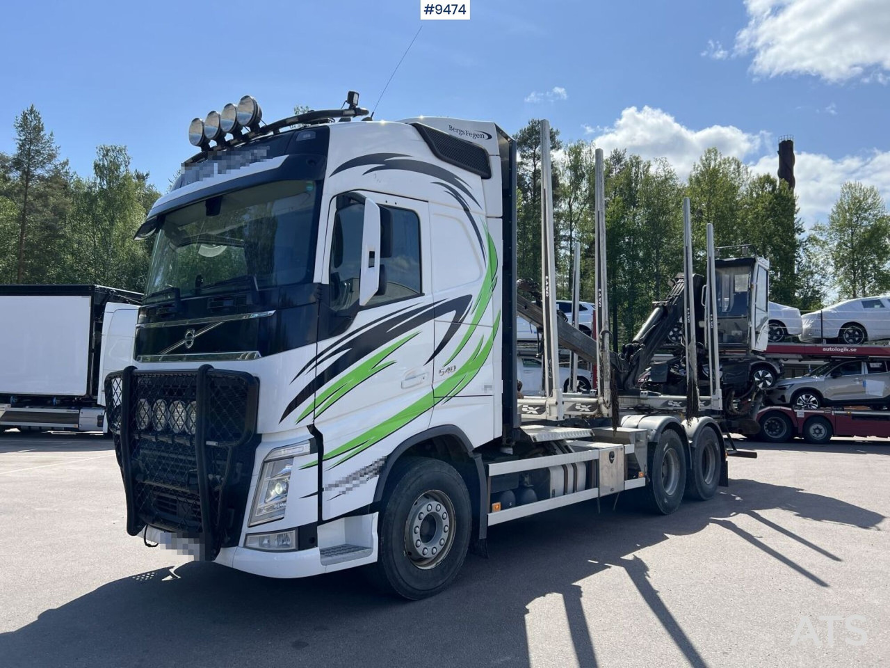 Volvo FH13 Logging truck with Loglift 105S crane - Camion grumier, Camion grue: photos 2 Volvo FH13 Logging truck with Loglift 105S crane - Camion grumier, Camion grue: photos 2