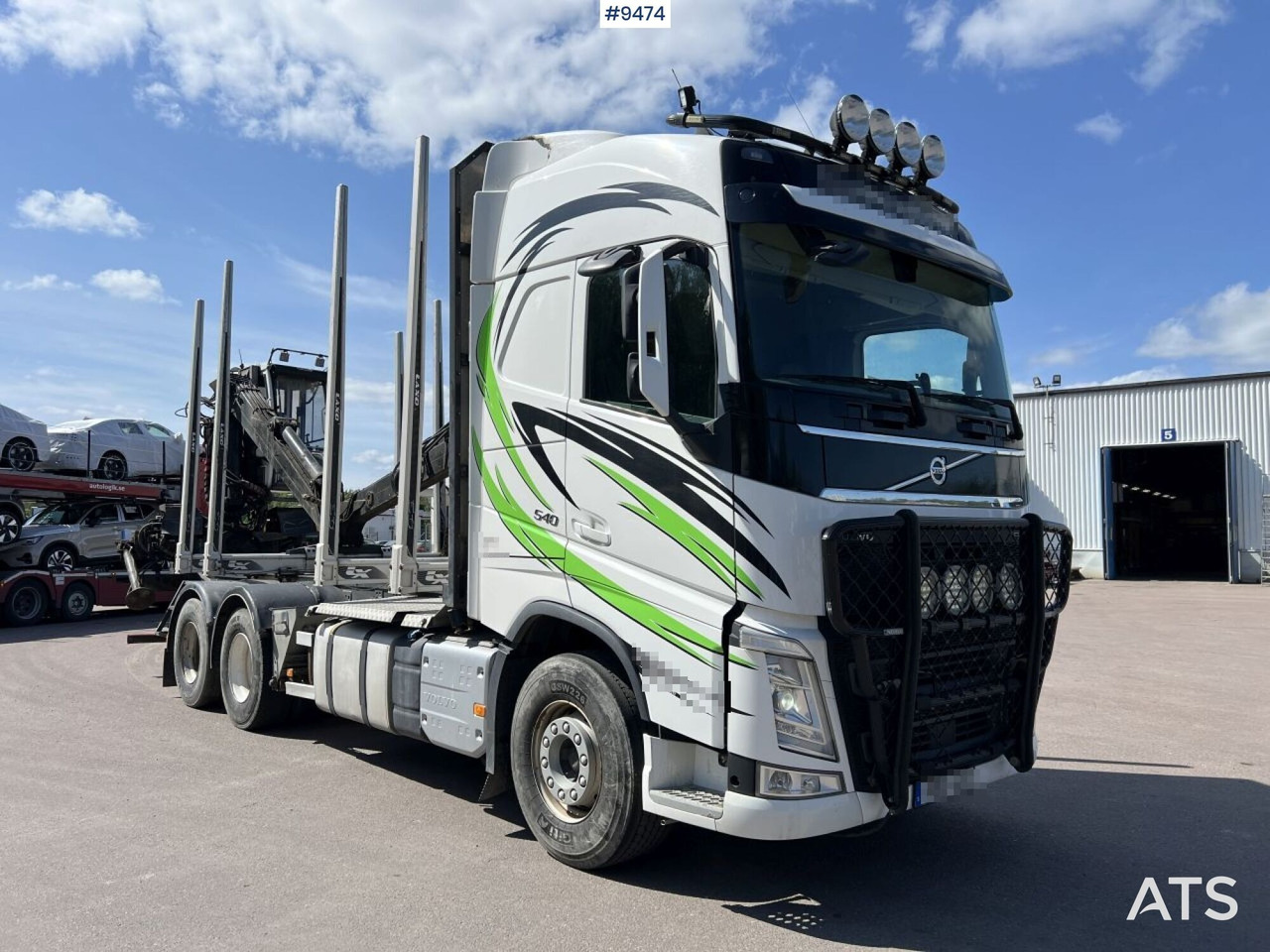 Volvo FH13 Logging truck with Loglift 105S crane - Camion grumier, Camion grue: photos 1 Volvo FH13 Logging truck with Loglift 105S crane - Camion grumier, Camion grue: photos 1