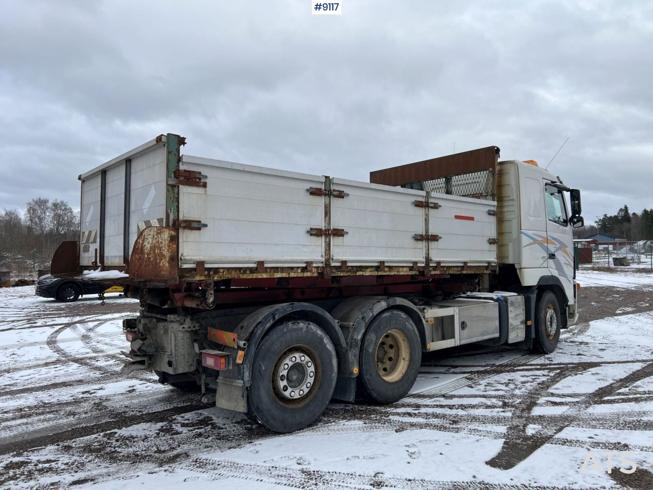 Volvo FH480 Laxo lock with flatbed (VIDEO) - Camion benne: photos 3 Volvo FH480 Laxo lock with flatbed (VIDEO) - Camion benne: photos 3