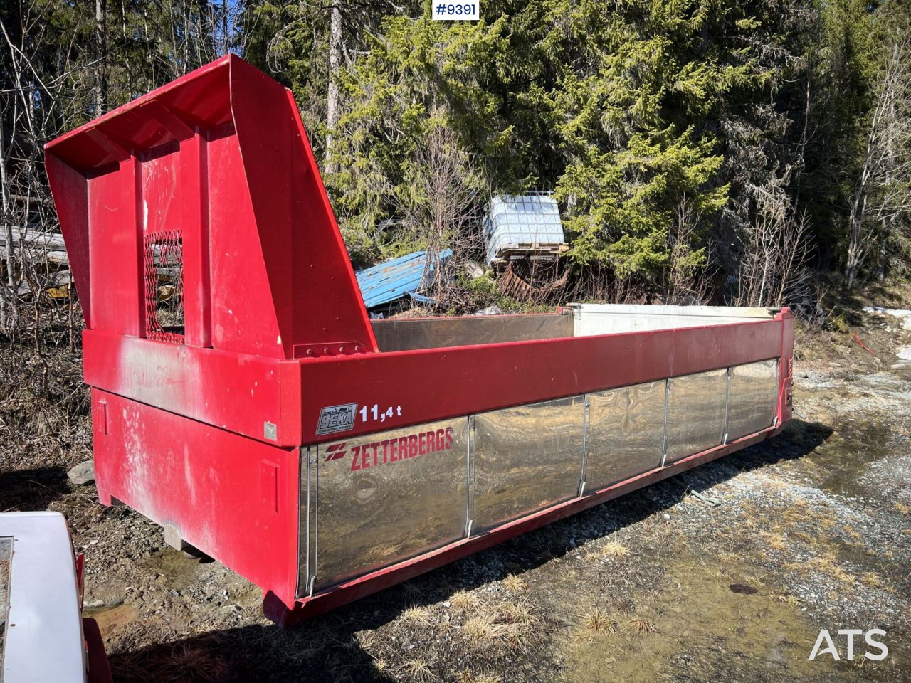 Zetterbergs EDK 6/5-54-10-D Flatbed with tipping piston - Carrosserie plateau: photos 1 Zetterbergs EDK 6/5-54-10-D Flatbed with tipping piston - Carrosserie plateau: photos 1