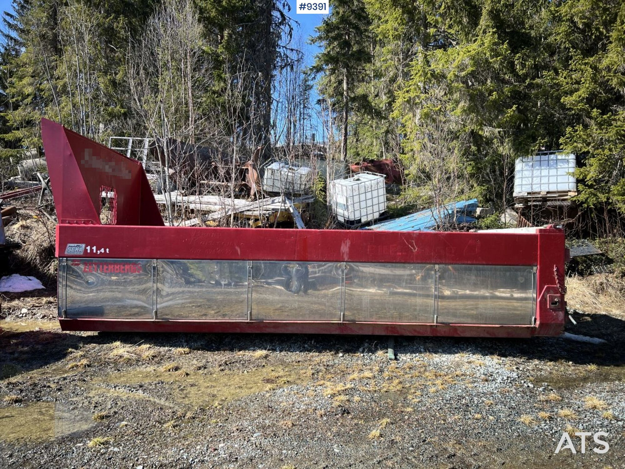 Zetterbergs EDK 6/5-54-10-D Flatbed with tipping piston - Carrosserie plateau: photos 2 Zetterbergs EDK 6/5-54-10-D Flatbed with tipping piston - Carrosserie plateau: photos 2