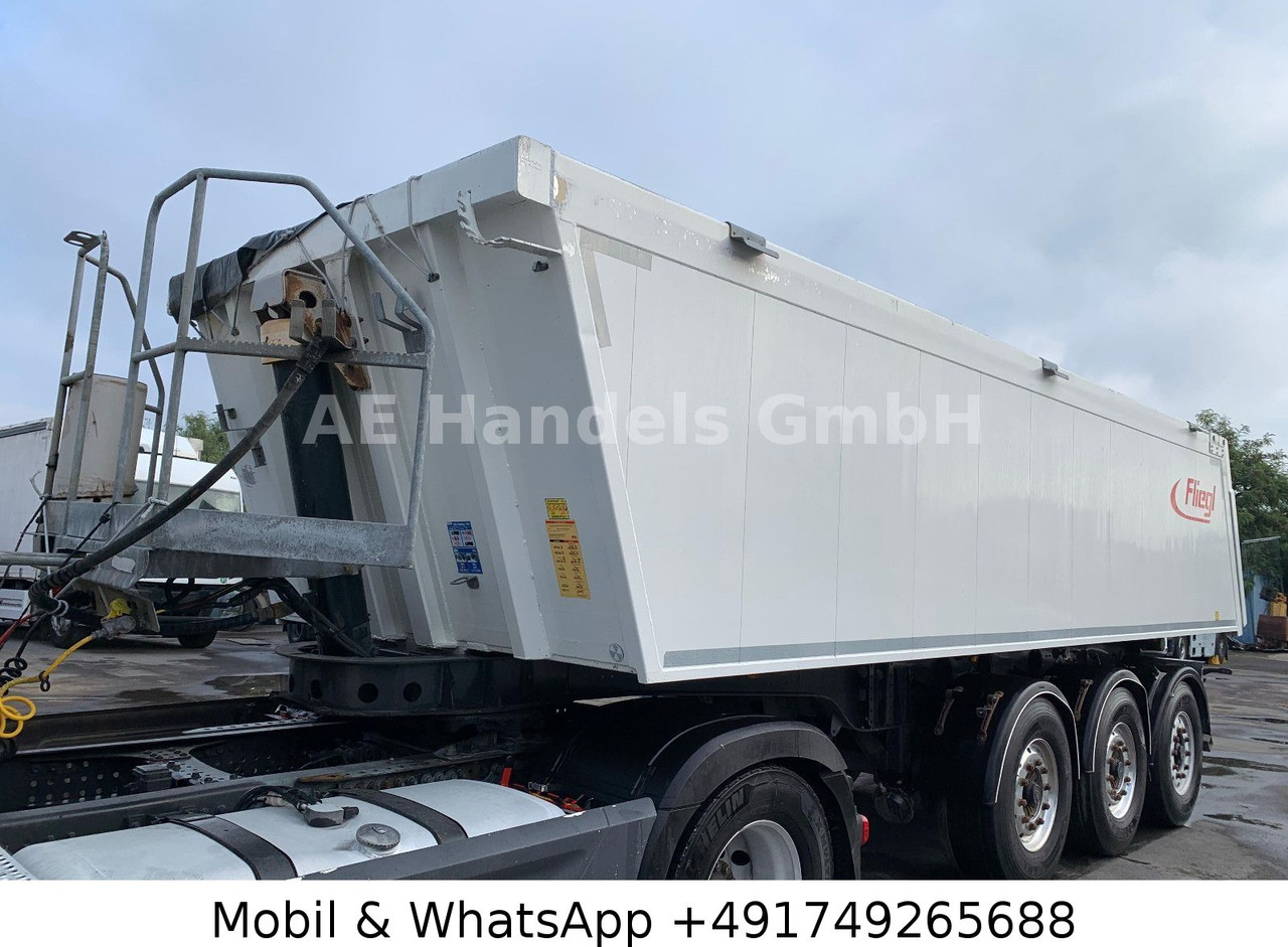 Fliegl DHKA Aluminium Kasten*24m³/Liftachse/Alcoa/Wabco - Semi-remorque benne: photos 1 Fliegl DHKA Aluminium Kasten*24m³/Liftachse/Alcoa/Wabco - Semi-remorque benne: photos 1