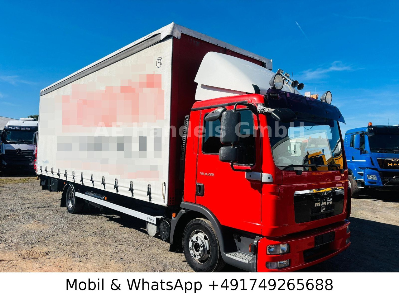 MAN TGL 8.220 C BL P+P 4x2*LBW/Tautliner/AHK/AirPipe - Utilitaire plateau baché: photos 1 MAN TGL 8.220 C BL P+P 4x2*LBW/Tautliner/AHK/AirPipe - Utilitaire plateau baché: photos 1