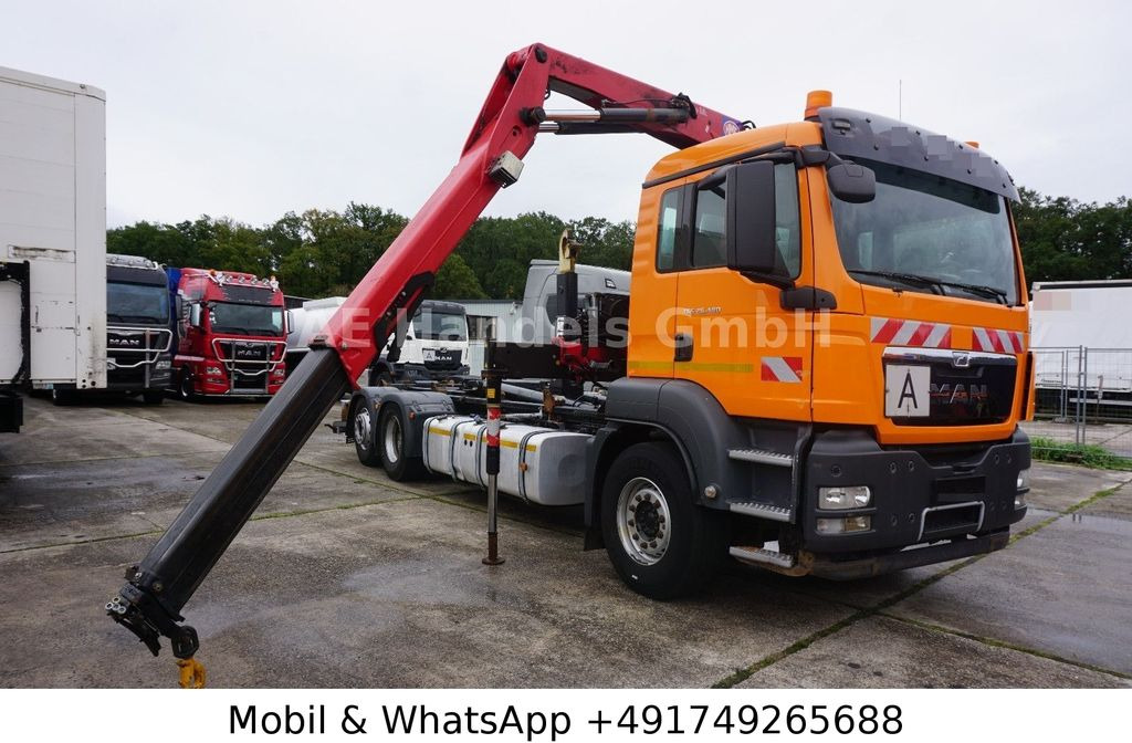 MAN TGS 26.400 BL *Hyva-20.60S/HMF-1444-22/Lenk+Lift - Camion grue: photos 1 MAN TGS 26.400 BL *Hyva-20.60S/HMF-1444-22/Lenk+Lift - Camion grue: photos 1