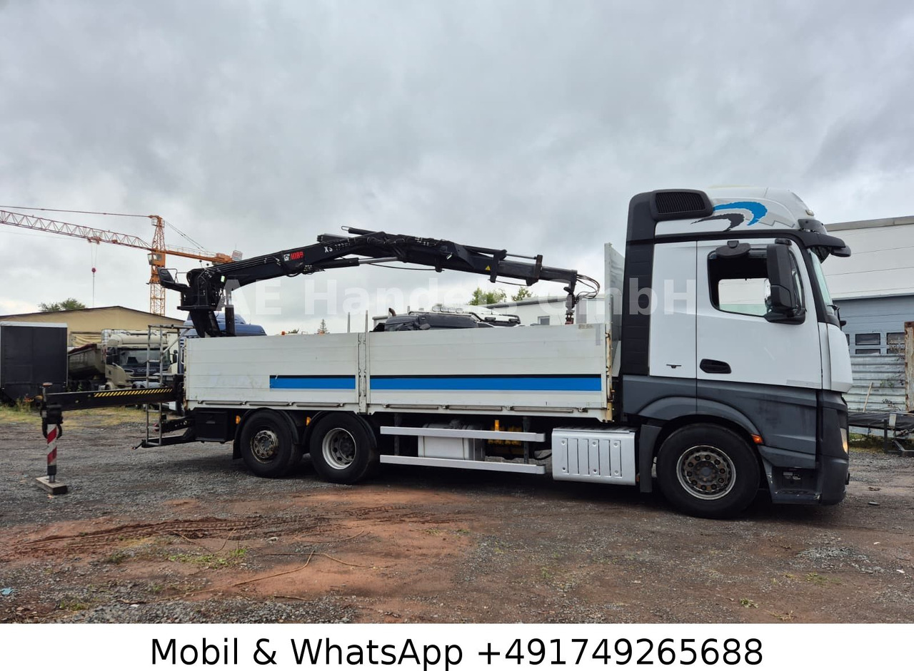 Mercedes-Benz Actros IV 2646 L LL 6x2 *Retarder/Hiab-177K-Pro - Camion plateau, Camion grue: photos 4 Mercedes-Benz Actros IV 2646 L LL 6x2 *Retarder/Hiab-177K-Pro - Camion plateau, Camion grue: photos 4