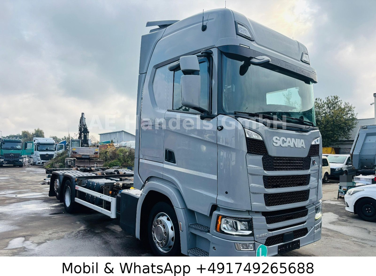 Scania S450 HighLine BDF *Retarder/Lenk+Lift/Multi/LBW - Camion porte-conteneur/ Caisse mobile: photos 1 Scania S450 HighLine BDF *Retarder/Lenk+Lift/Multi/LBW - Camion porte-conteneur/ Caisse mobile: photos 1