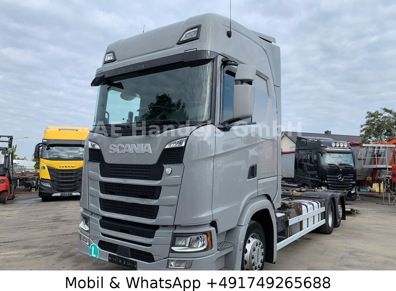 Scania S450 HighLine BDF *Retarder/Lenk+Lift/Multi/LBW - Camion porte-conteneur/ Caisse mobile: photos 1 Scania S450 HighLine BDF *Retarder/Lenk+Lift/Multi/LBW - Camion porte-conteneur/ Caisse mobile: photos 1