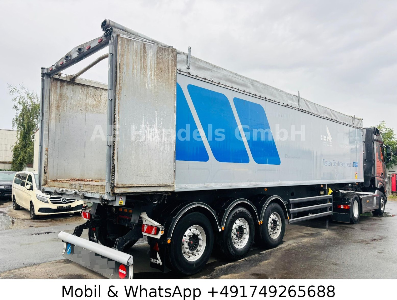Stas S300CX *55m³/Aluminium/Lift/Alcoa/Smartboard - Semi-remorque benne: photos 5 Stas S300CX *55m³/Aluminium/Lift/Alcoa/Smartboard - Semi-remorque benne: photos 5
