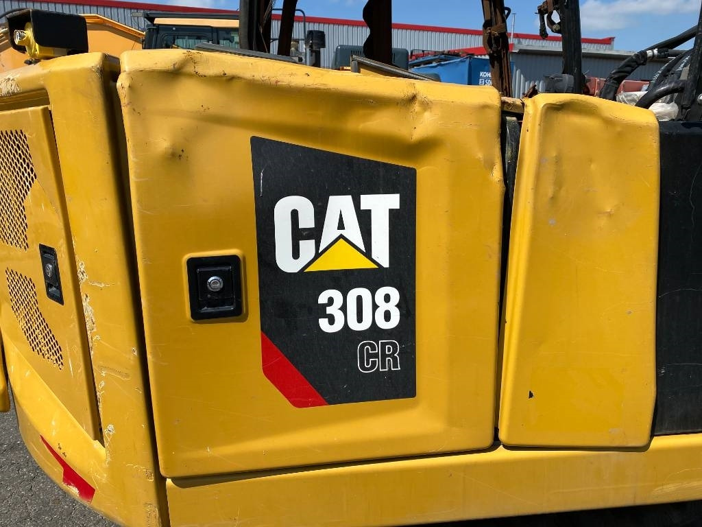 Mini pelle CAT CAT 308 CR avec Certificat CE Origine Française: photos 42