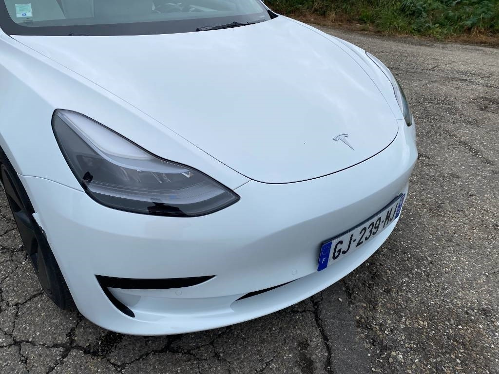 Voiture Tesla MODEL 3 5YJ3 - Rwd-Carte Grise Française endommagé: photos 39