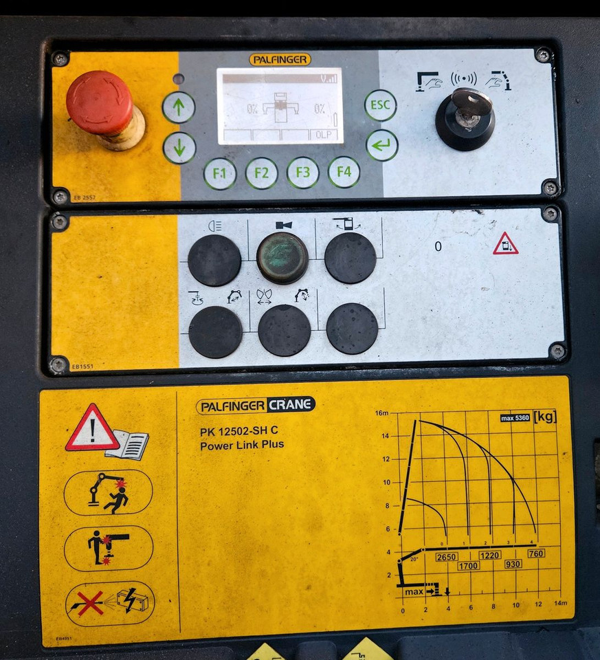 Camion benne, Camion grue Iveco Trakker 410 6x4-4 EEV Palfinger PK12502 Funk: photos 22