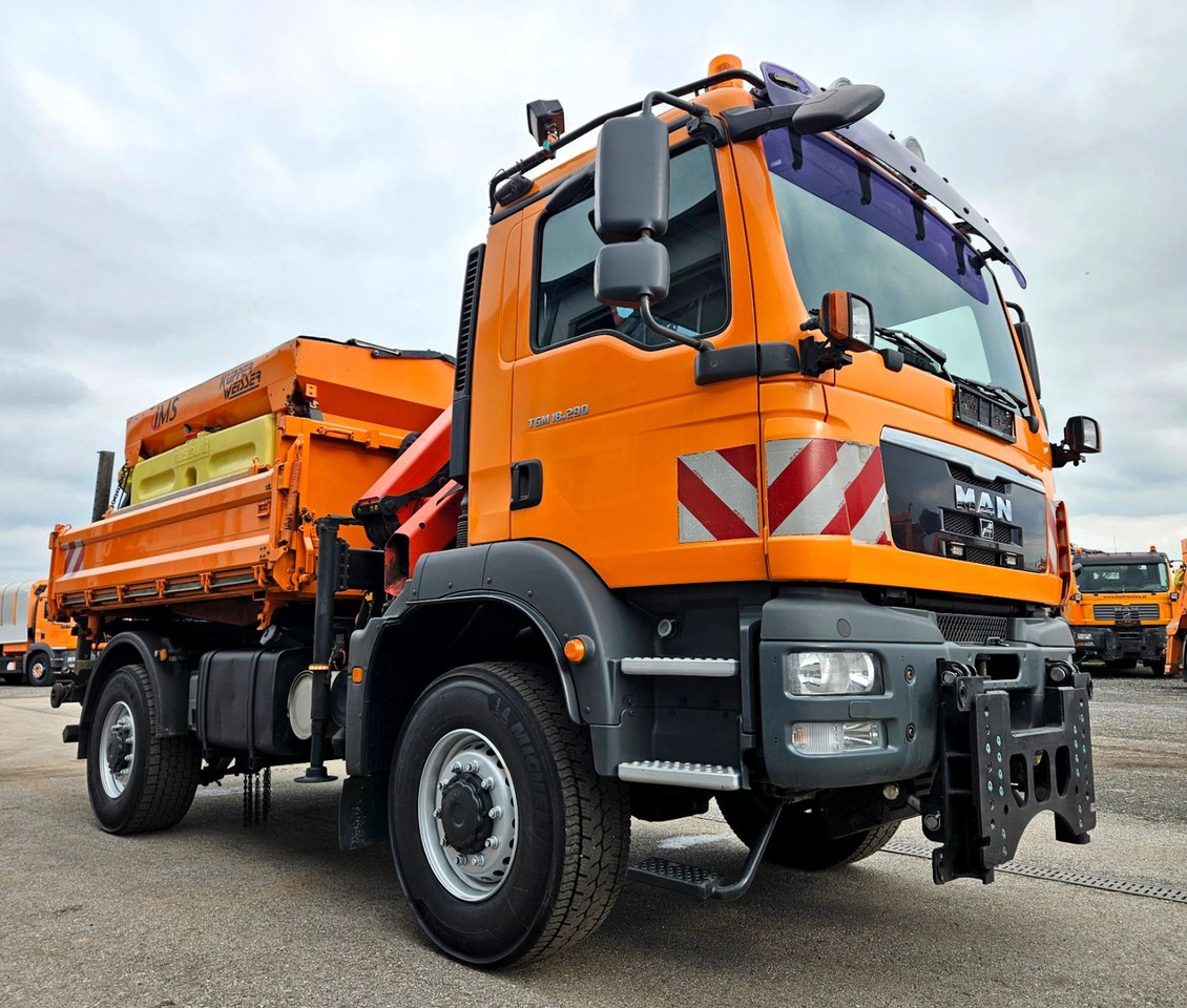 Camion benne, Camion grue MAN TGM 18.290 4x4 Palfinger PK7001 Kran Funk Euro5: photos 9