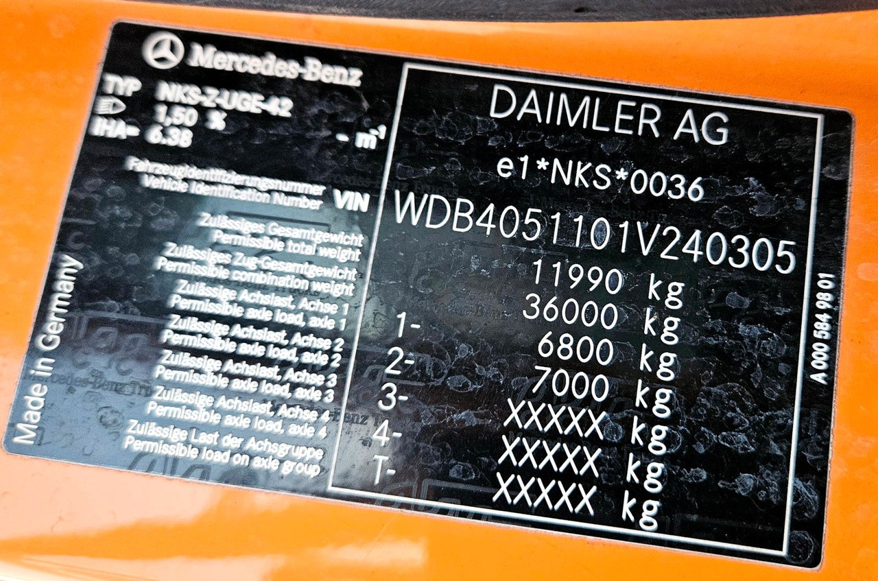 Camion benne Unimog U427 UGE Euro6 VarioPilot Hydrostat: photos 16 Camion benne Unimog U427 UGE Euro6 VarioPilot Hydrostat: photos 16