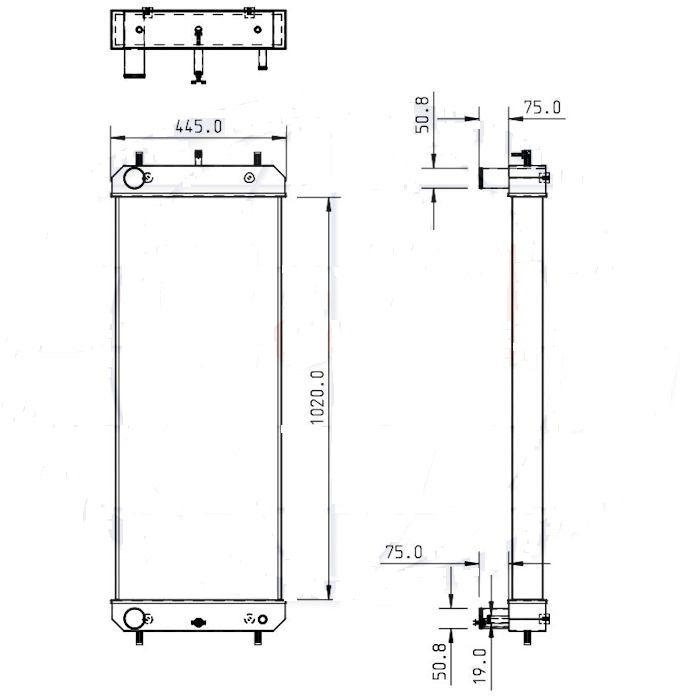 RADIATORE HITACHI ZW 180.5 ZW 220.5 - Radiateur: photos 3 RADIATORE HITACHI ZW 180.5 ZW 220.5 - Radiateur: photos 3