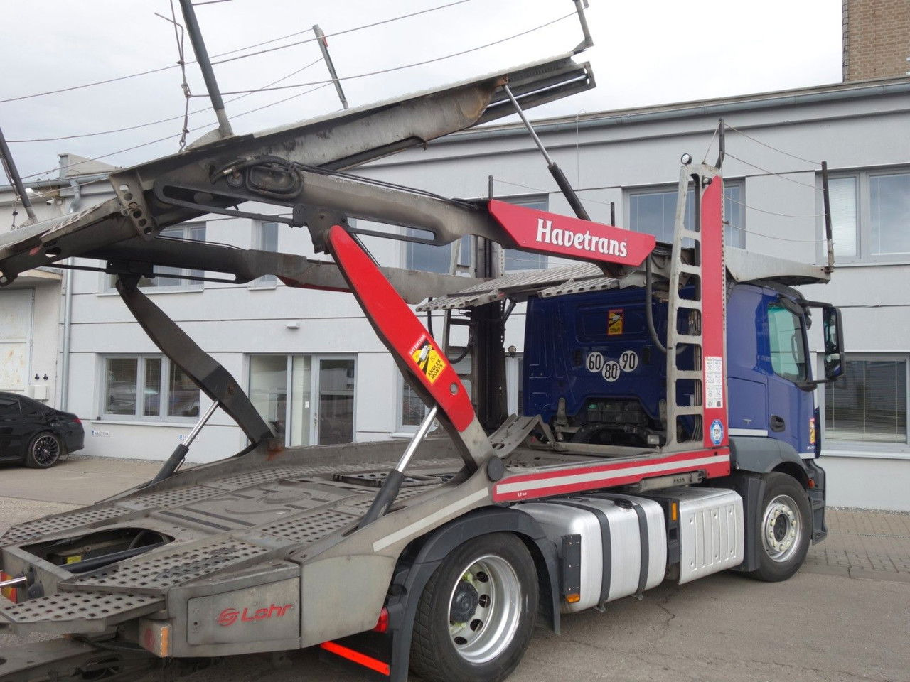 Camion porte-voitures Mercedes-Benz Actros 1843 mit Euro Lohr, Retarder, VDI Certifi: photos 13