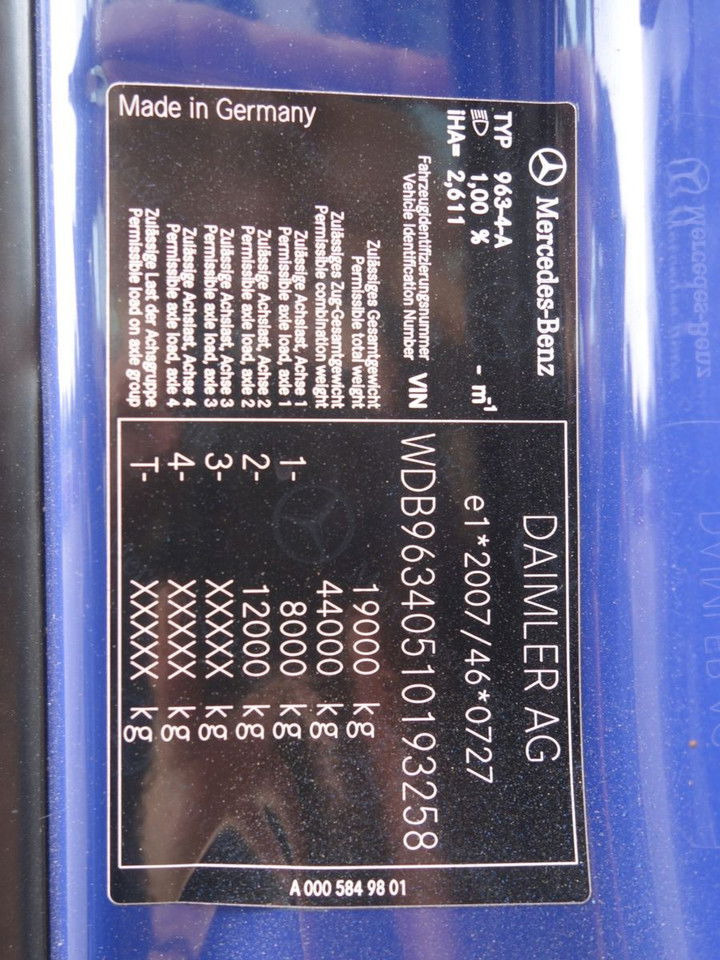 Camion porte-voitures Mercedes-Benz Actros 1843 mit Euro Lohr, Retarder, VDI Certifi: photos 16
