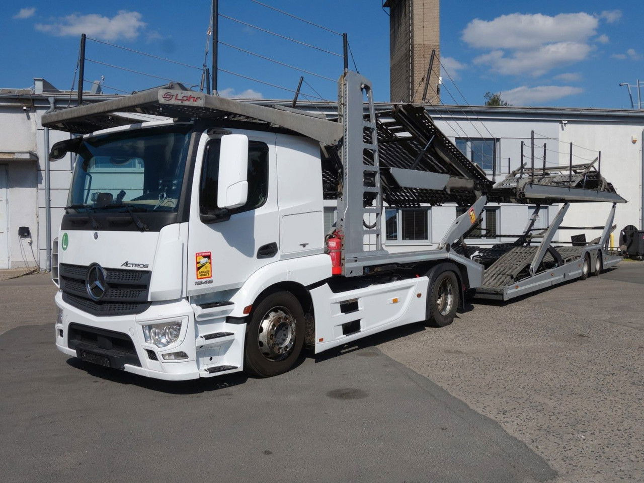 Mercedes-Benz Actros 1846 mit Euro Lohr, VDI Certificate - Camion porte-voitures: photos 1 Mercedes-Benz Actros 1846 mit Euro Lohr, VDI Certificate - Camion porte-voitures: photos 1