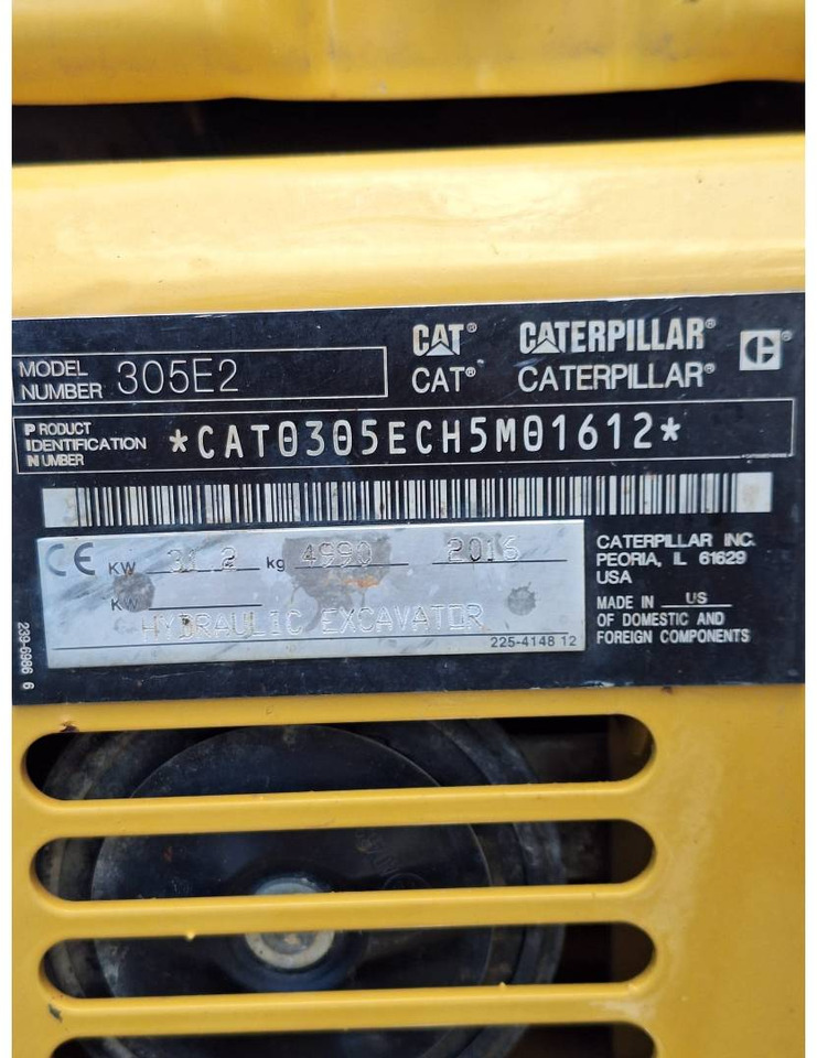CAT 305E2CR - crédit-bail CAT 305E2CR: photos 6