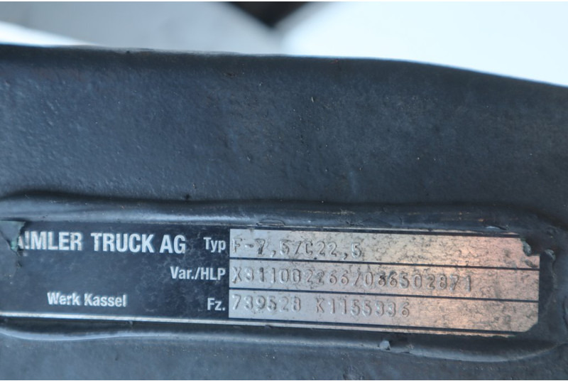 Mercedes-Benz F-7.5/C22.5 739528K115539 - Essieu avant pour Camion: photos 3 Mercedes-Benz F-7.5/C22.5 739528K115539 - Essieu avant pour Camion: photos 3