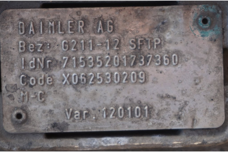 Mercedes-Benz G211-12KL MP4 OM470 - Boîte de vitesse pour Camion: photos 5 Mercedes-Benz G211-12KL MP4 OM470 - Boîte de vitesse pour Camion: photos 5