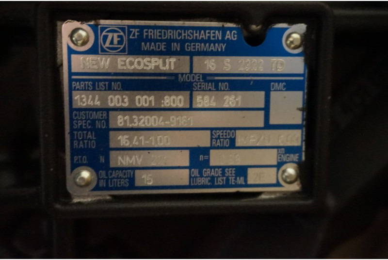 ZF 16S2322TD + NMV221 81.32004-6161 - Boîte de vitesse pour Camion: photos 5 ZF 16S2322TD + NMV221 81.32004-6161 - Boîte de vitesse pour Camion: photos 5